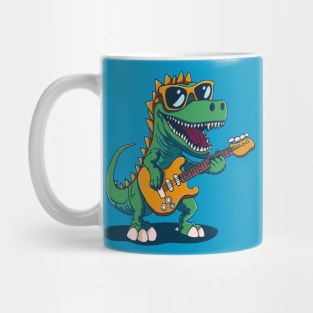 Dino Groove: Electric Guitar Jam Mug